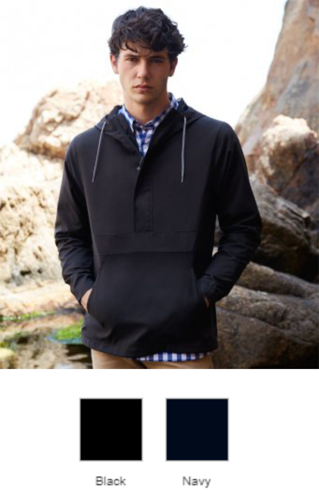 FR905 Front Row 1/4 zip Pullover Jacket - Click Image to Close
